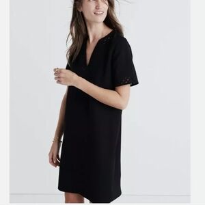 MADEWELL ballad geometric cut-out tunic dress